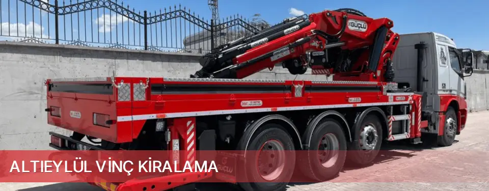 Altıeylül İlçemi Vinç Kiralama